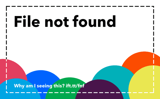 File not found ifttt